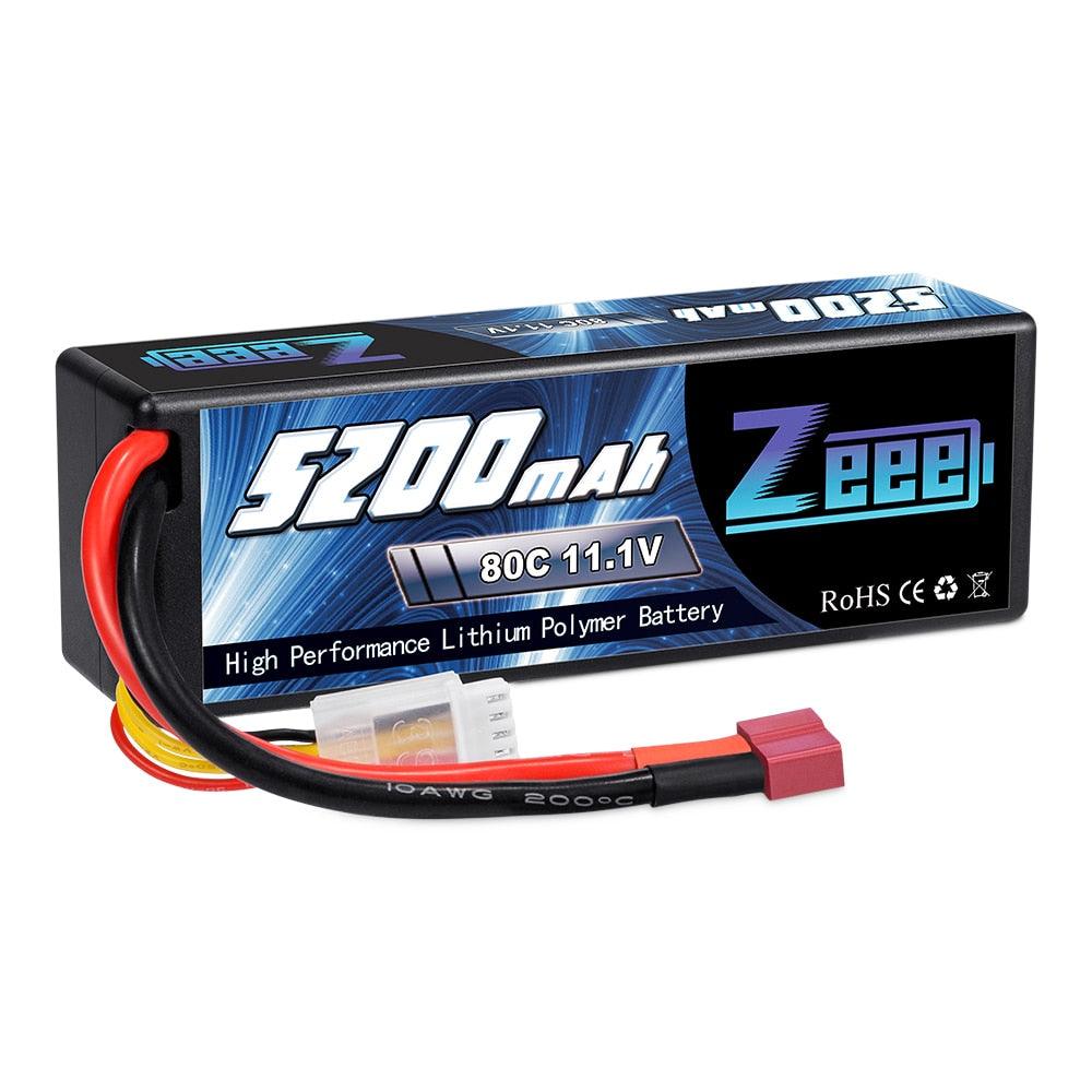 Zeee 11.1V 80C 5200mAh 3S Lipo Battery with Deans Plug Hardcase Battery for RC Car Boat Truck Helicopter Airplane Racing Models FPV Drone Battery 1 Zeee 11.1V 80C 5200mAh 3S Lipo Battery with Deans Plug Hardcase Battery for RC Car Boat Truck Helicopter Airplane Racing Models FPV Drone Battery