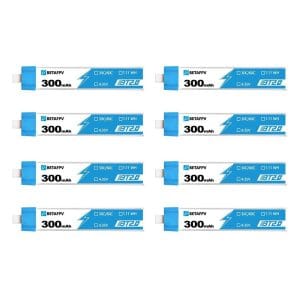 8PCS BETAFPV Drone Battery BT2.0 300mAh / 450mAh 1S For BETAFPV Ceuts FPV Kit Racing Drone 4.35V 30C FPV Lipo BT2.0 Connector FPV Battery