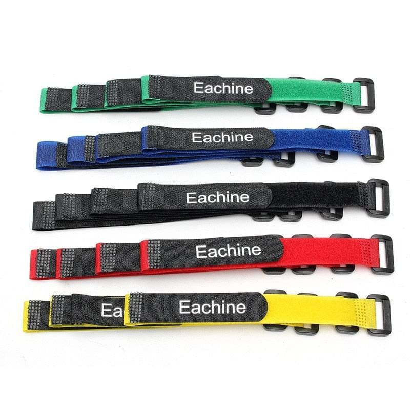 10PCS Original Eachine 26*2cm Strong Lipo Battery Tie Cable - Tie Down Strap Colors For RC Helicopter Quadcopter Model FPV Drone Battery