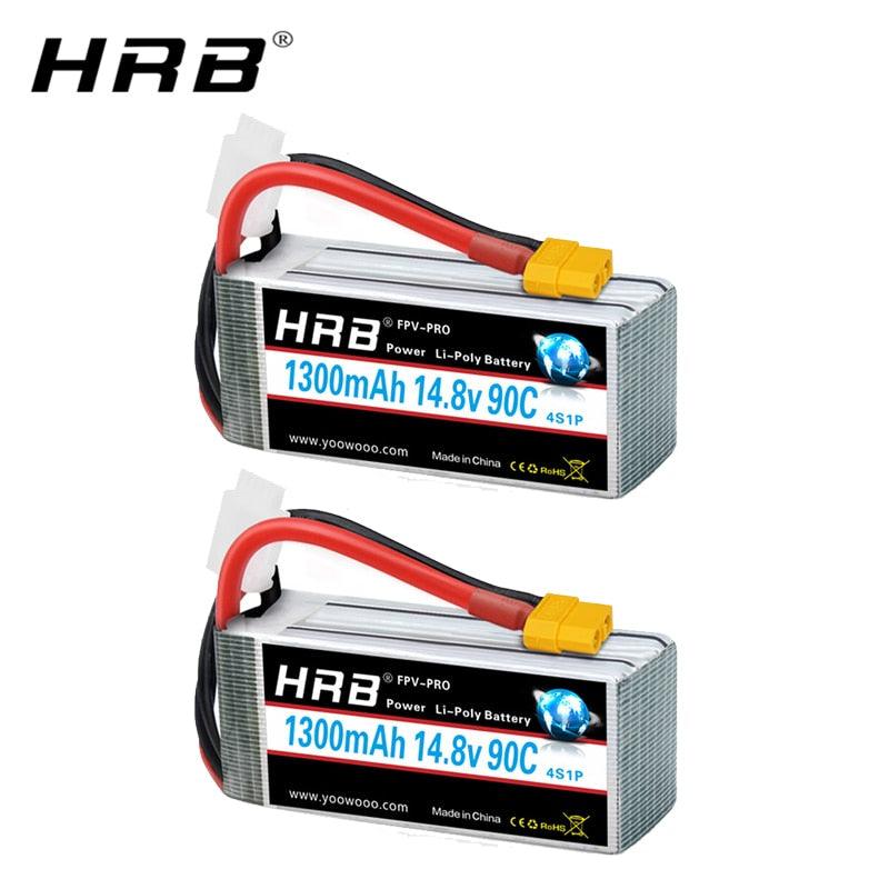 2PCS HRB Lipo Battery 4S 5S 6S - 14.8V 18.5V 22.2V 1300mah 1500mah 1800mah 2200mah 100C 50C XT60 For RC FPV Quadcopter Drone - Image 8