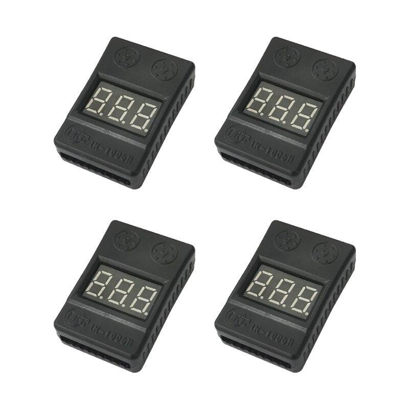 BX100 1S-8S Battery Voltage Meter Tester - Lipo Battery Monitor Buzzer Alarm Indicator For 3.7v 7.4v 11.1v RC Drone Helicopter Drone Battery — изображение 4