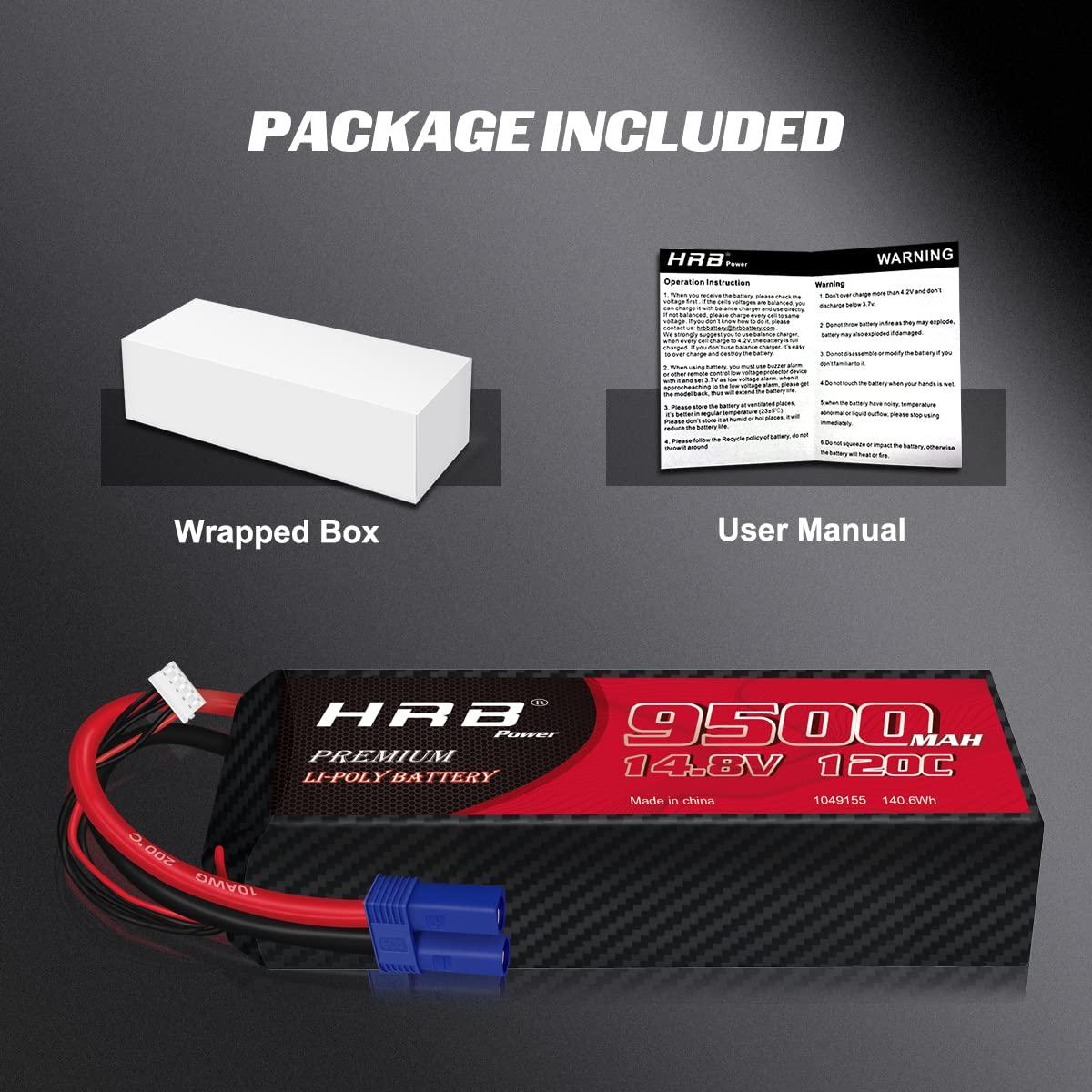HRB RC Lipo 3S 4S 6S Battery - 6000mah 7000mah 50C 9500mah 8000mah 150C 120C 11.1V 14.8V 22.2V 7.4V Hard Case For RC Parts 6 HRB RC Lipo 3S 4S 6S Battery - 6000mah 7000mah 50C 9500mah 8000mah 150C 120C 11.1V 14.8V 22.2V 7.4V Hard Case For RC Parts - Image 6