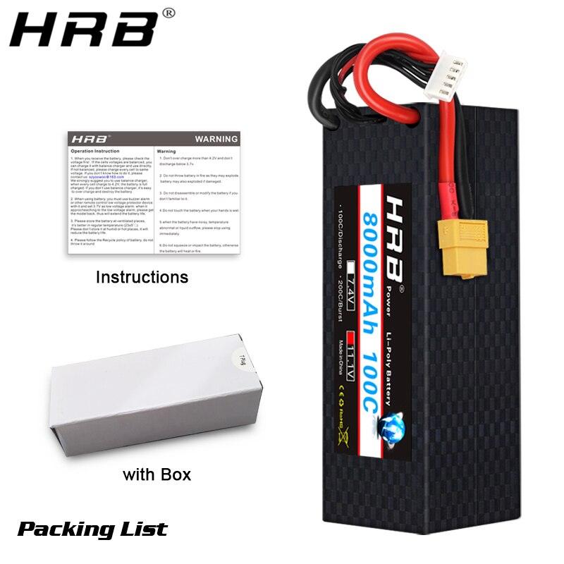 HRB Lipo 8000mah Battery 3S2P - XT150 AS150 XT60 XT90-S T Deans EC5 XT90 Hardcase For Car Racing Heli Airplane RC Parts 14 HRB Lipo 8000mah Battery 3S2P - XT150 AS150 XT60 XT90-S T Deans EC5 XT90 Hardcase For Car Racing Heli Airplane RC Parts - Image 14
