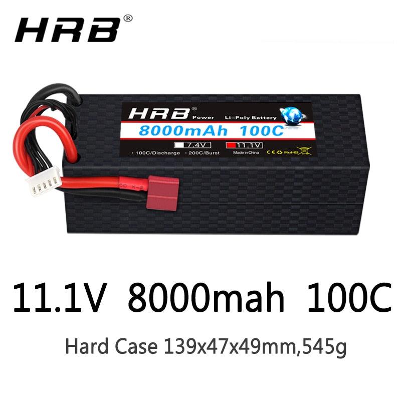 HRB Lipo 8000mah Battery 3S2P - XT150 AS150 XT60 XT90-S T Deans EC5 XT90 Hardcase For Car Racing Heli Airplane RC Parts 2 HRB Lipo 8000mah Battery 3S2P - XT150 AS150 XT60 XT90-S T Deans EC5 XT90 Hardcase For Car Racing Heli Airplane RC Parts - Image 2