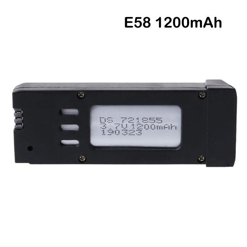 3.7V 1800mAh Lithium Battery Compatible with E58 L800 JY019 S168 Drone X Pro Remote Control Drone Antenna Spare Parts Modular Battery — изображение 5