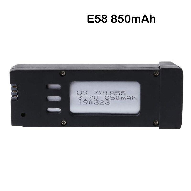 3.7V 1800mAh Lithium Battery Compatible with E58 L800 JY019 S168 Drone X Pro Remote Control Drone Antenna Spare Parts Modular Battery — изображение 4