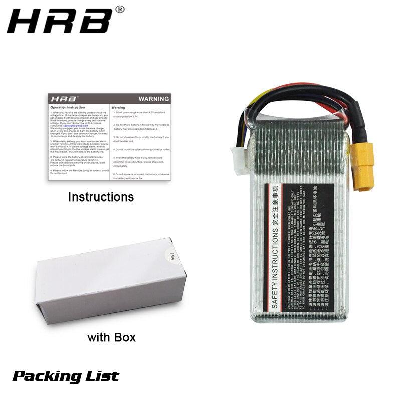 2PCS HRB 2S 3S 4S 5S 6S Lipo Battery - 7.4V 11.1V 14.8V 22.2V 2000mah 5000mah 6000mah 1500mah RC Airplane FPV Drone Car Parts 6 2PCS HRB 2S 3S 4S 5S 6S Lipo Battery - 7.4V 11.1V 14.8V 22.2V 2000mah 5000mah 6000mah 1500mah RC Airplane FPV Drone Car Parts - Image 6