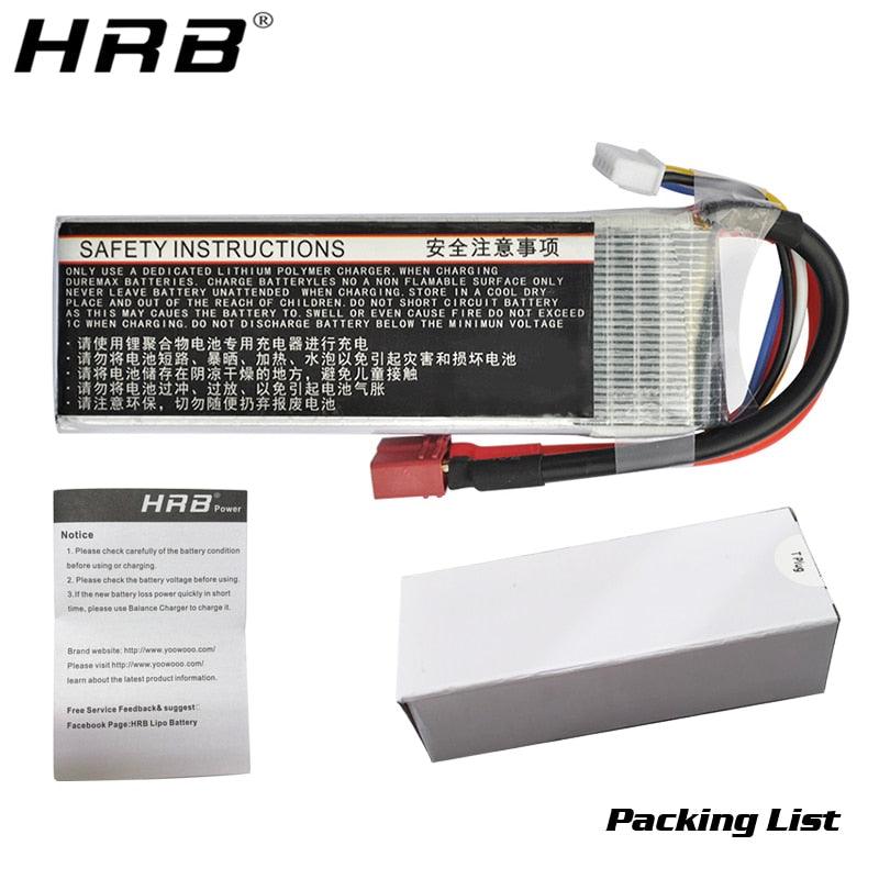 HRB Lipo 6S 3300mah 22.2V Battery - XT60 T Deans XT90 EC5 For Quadcopter FPV Airplanes Racing Off-Road Cars Boats RC Parts 50C — изображение 14
