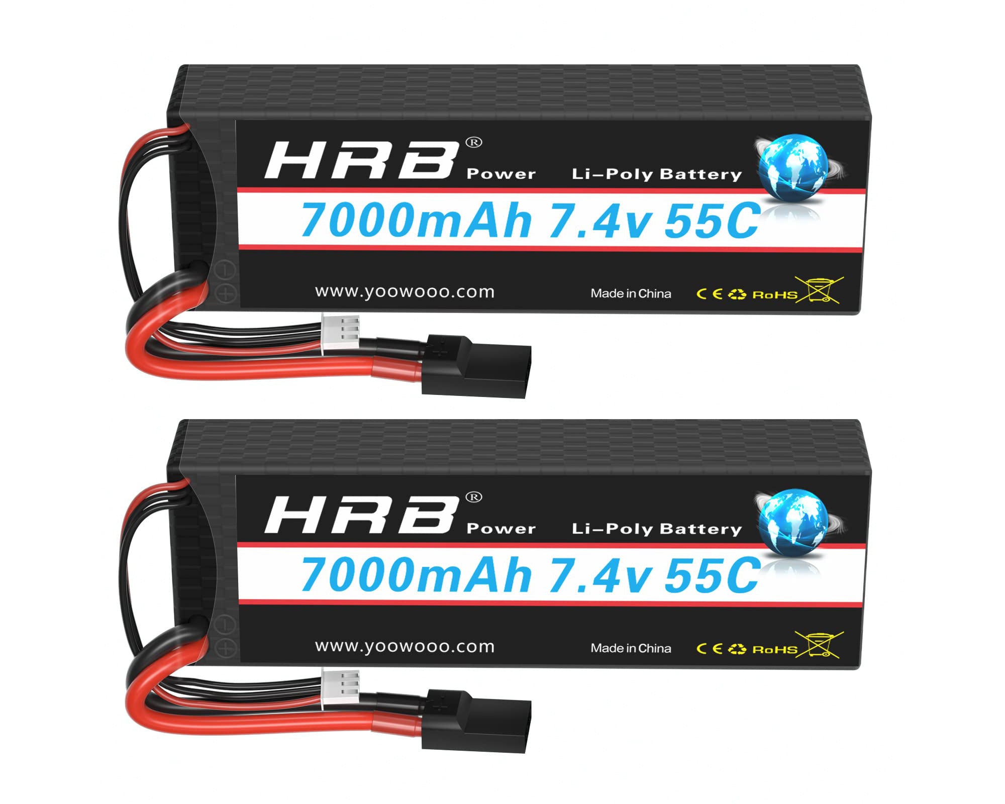 2PCS HRB Lipo 2S 6000mah 7000mah 7.4V Hard Case 60C For RC Evader BX Car RC Truck RC Truggy RC Airplane UAV Drone 1 2PCS HRB Lipo 2S 6000mah 7000mah 7.4V Hard Case 60C For RC Evader BX Car RC Truck RC Truggy RC Airplane UAV Drone