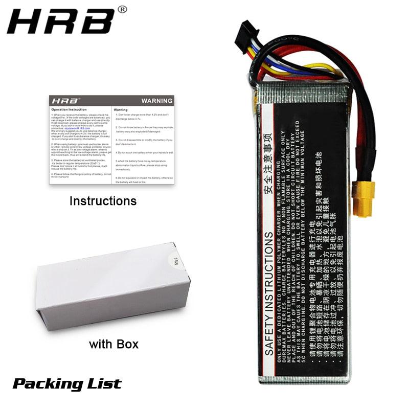 HRB 6S 22.2V Lipo Battery - XT60 2200mah 1800 2600mah 3300mah 4000mah 5000mah 6000mah 10000mah 12000mah 16000mah 22000mah RC Parts for FPV Drone Helicopter Airplane Car Toys — изображение 6