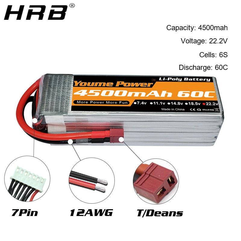 2PCS Youme Lipo 2S 3S 4S 5200mah 6200mah Battery - T Deans EC5 XT60 3S 11.1V 2S 7.4V 4S 14.8V 6S 22.2V RC Car Drone FPV Helicopter Airplane Toys Parts 5 2PCS Youme Lipo 2S 3S 4S 5200mah 6200mah Battery - T Deans EC5 XT60 3S 11.1V 2S 7.4V 4S 14.8V 6S 22.2V RC Car Drone FPV Helicopter Airplane Toys Parts - Bild 5