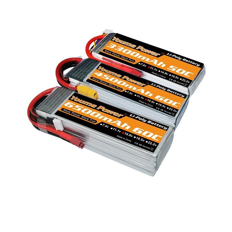 2PCS Youme Lipo 2S 3S 4S 5200mah 6200mah Battery - T Deans EC5 XT60 3S 11.1V 2S 7.4V 4S 14.8V 6S 22.2V RC Car Drone FPV Helicopter Airplane Toys Parts 1 2PCS Youme Lipo 2S 3S 4S 5200mah 6200mah Battery - T Deans EC5 XT60 3S 11.1V 2S 7.4V 4S 14.8V 6S 22.2V RC Car Drone FPV Helicopter Airplane Toys Parts