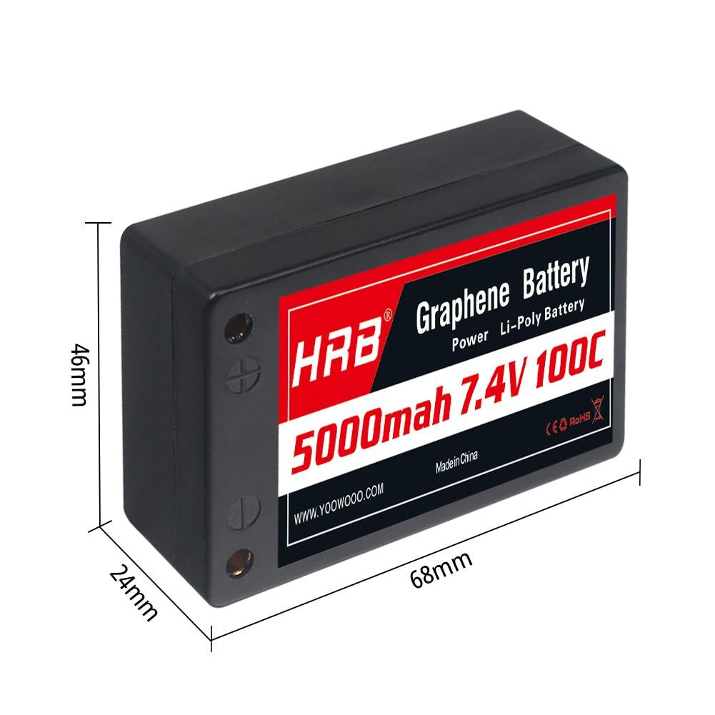 HRB 2S 3S Lipo Battery 5000mah - 100C 7.4V 11.1V XT60 Deans EC5 EC3 RC Car FPV Airplanes 5 HRB 2S 3S Lipo Battery 5000mah - 100C 7.4V 11.1V XT60 Deans EC5 EC3 RC Car FPV Airplanes - Image 5