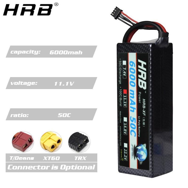 HRB 3S 11.1V Lipo Battery - 3000mah 3300mah 3600 4000mah 4200 5200mah 6000mah 7000mah T Deans XT60 Plug RC Car Parts Hard Case 6 HRB 3S 11.1V Lipo Battery - 3000mah 3300mah 3600 4000mah 4200 5200mah 6000mah 7000mah T Deans XT60 Plug RC Car Parts Hard Case - Bild 6