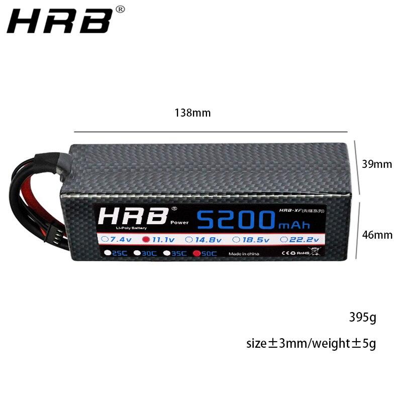 HRB 3S 11.1V Lipo Battery - 3000mah 3300mah 3600 4000mah 4200 5200mah 6000mah 7000mah T Deans XT60 Plug RC Car Parts Hard Case 4 HRB 3S 11.1V Lipo Battery - 3000mah 3300mah 3600 4000mah 4200 5200mah 6000mah 7000mah T Deans XT60 Plug RC Car Parts Hard Case - Bild 4