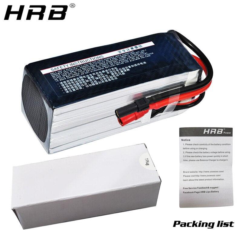 HRB Lipo 6S Battery 16000mah - 22.2V AS150 XT150 XT90 XT90-S Deans T XT60 EC5 RC Multicopter Airplane Helicopter Skateboard Parts - Bild 12