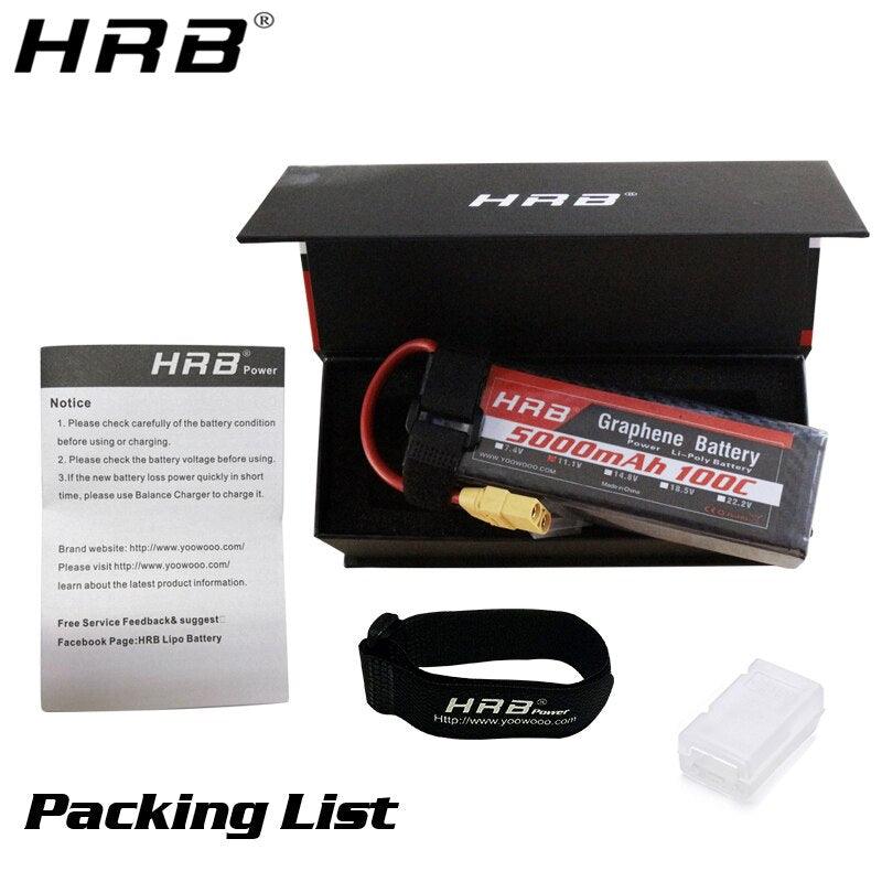 HRB Graphene 3S 11.1V 5000mah Lipo Battery -100C XT90 XT60 Deans EC5 T XT90-S For Racing Car Airplane Boat Truck RC Parts 9 HRB Graphene 3S 11.1V 5000mah Lipo Battery -100C XT90 XT60 Deans EC5 T XT90-S For Racing Car Airplane Boat Truck RC Parts - Image 9