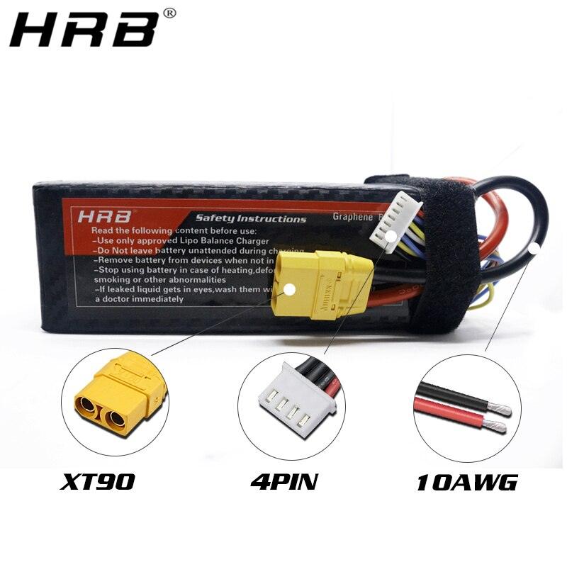 HRB Graphene 3S 11.1V 5000mah Lipo Battery -100C XT90 XT60 Deans EC5 T XT90-S For Racing Car Airplane Boat Truck RC Parts 8 HRB Graphene 3S 11.1V 5000mah Lipo Battery -100C XT90 XT60 Deans EC5 T XT90-S For Racing Car Airplane Boat Truck RC Parts - Image 8