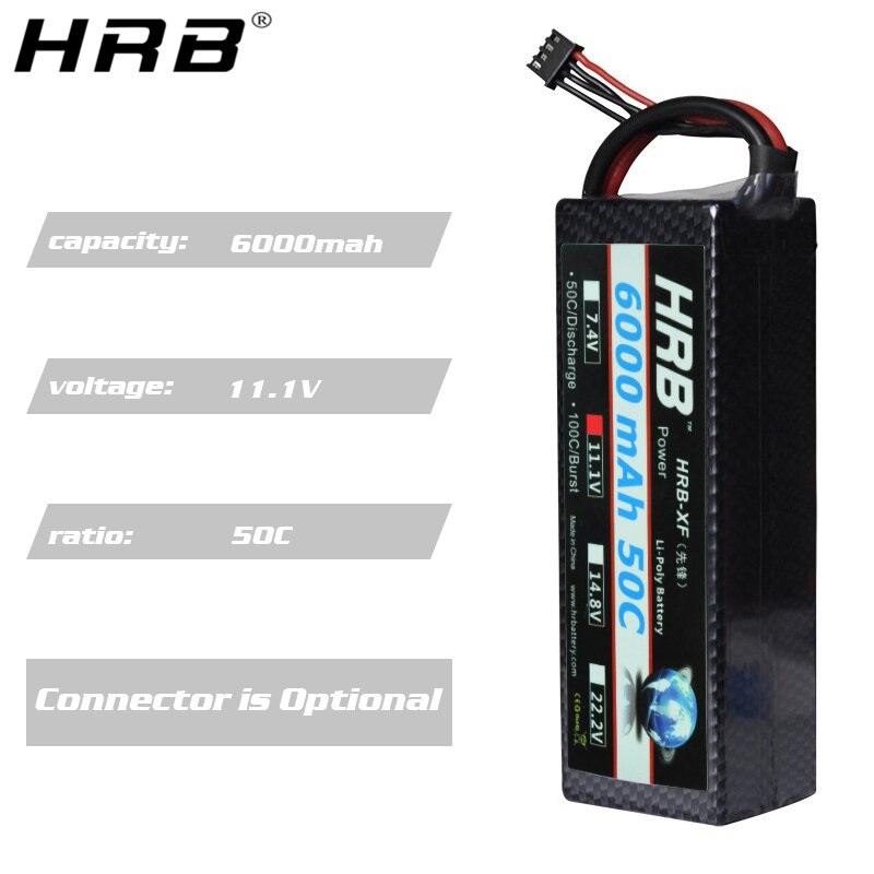 HRB Lipo Battery 3S 11.1V 6000mah - 50C T Deans XT60 EC5 XT90 Hardcase Car Truck Boat FPV Airplane Quadcopter RC Parts 12 HRB Lipo Battery 3S 11.1V 6000mah - 50C T Deans XT60 EC5 XT90 Hardcase Car Truck Boat FPV Airplane Quadcopter RC Parts — изображение 12