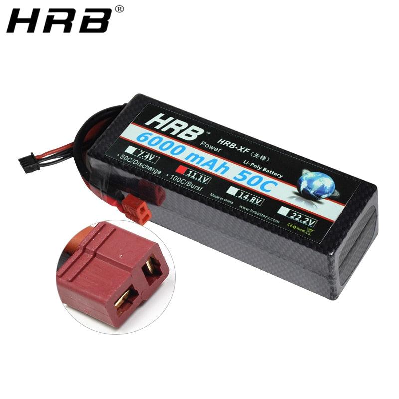 HRB Lipo Battery 3S 11.1V 6000mah - 50C T Deans XT60 EC5 XT90 Hardcase Car Truck Boat FPV Airplane Quadcopter RC Parts 2 HRB Lipo Battery 3S 11.1V 6000mah - 50C T Deans XT60 EC5 XT90 Hardcase Car Truck Boat FPV Airplane Quadcopter RC Parts — изображение 2