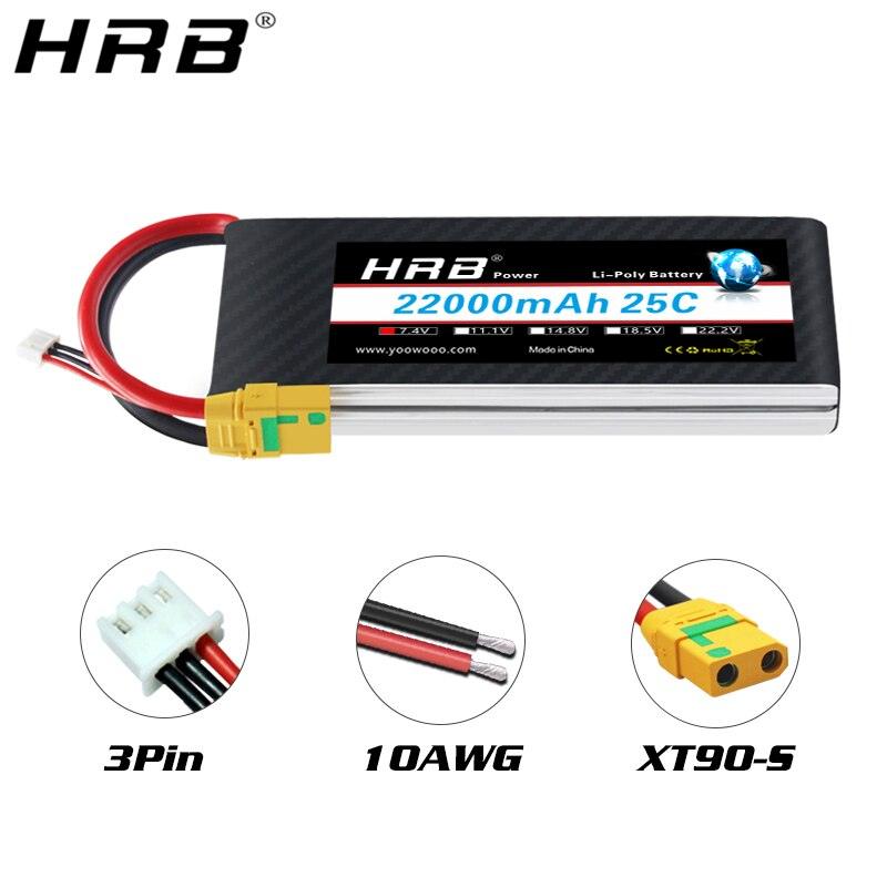 HRB 2S 7.4V 22000mah Lipo Battery - XT60 Deans T XT90 EC5 XT150 AS150 XT90-S Plug 25C RC Quadcopter Airplanes Boat Car Truck Parts 11 HRB 2S 7.4V 22000mah Lipo Battery - XT60 Deans T XT90 EC5 XT150 AS150 XT90-S Plug 25C RC Quadcopter Airplanes Boat Car Truck Parts - Image 11