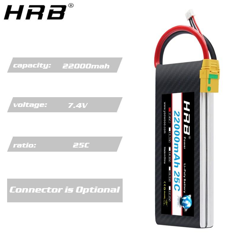 HRB 2S 7.4V 22000mah Lipo Battery - XT60 Deans T XT90 EC5 XT150 AS150 XT90-S Plug 25C RC Quadcopter Airplanes Boat Car Truck Parts 9 HRB 2S 7.4V 22000mah Lipo Battery - XT60 Deans T XT90 EC5 XT150 AS150 XT90-S Plug 25C RC Quadcopter Airplanes Boat Car Truck Parts - Image 9