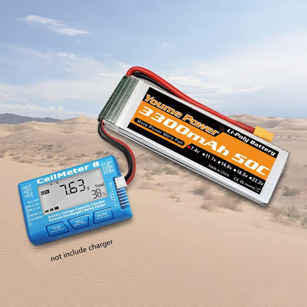 Youme 2S Lipo Battery 7.4V 3300mah - 50C XT60 T XT90 XT150 EC3 EC5 for RC Helicopter Airplane Boat Quadcopter 7 Youme 2S Lipo Battery 7.4V 3300mah - 50C XT60 T XT90 XT150 EC3 EC5 for RC Helicopter Airplane Boat Quadcopter — изображение 7