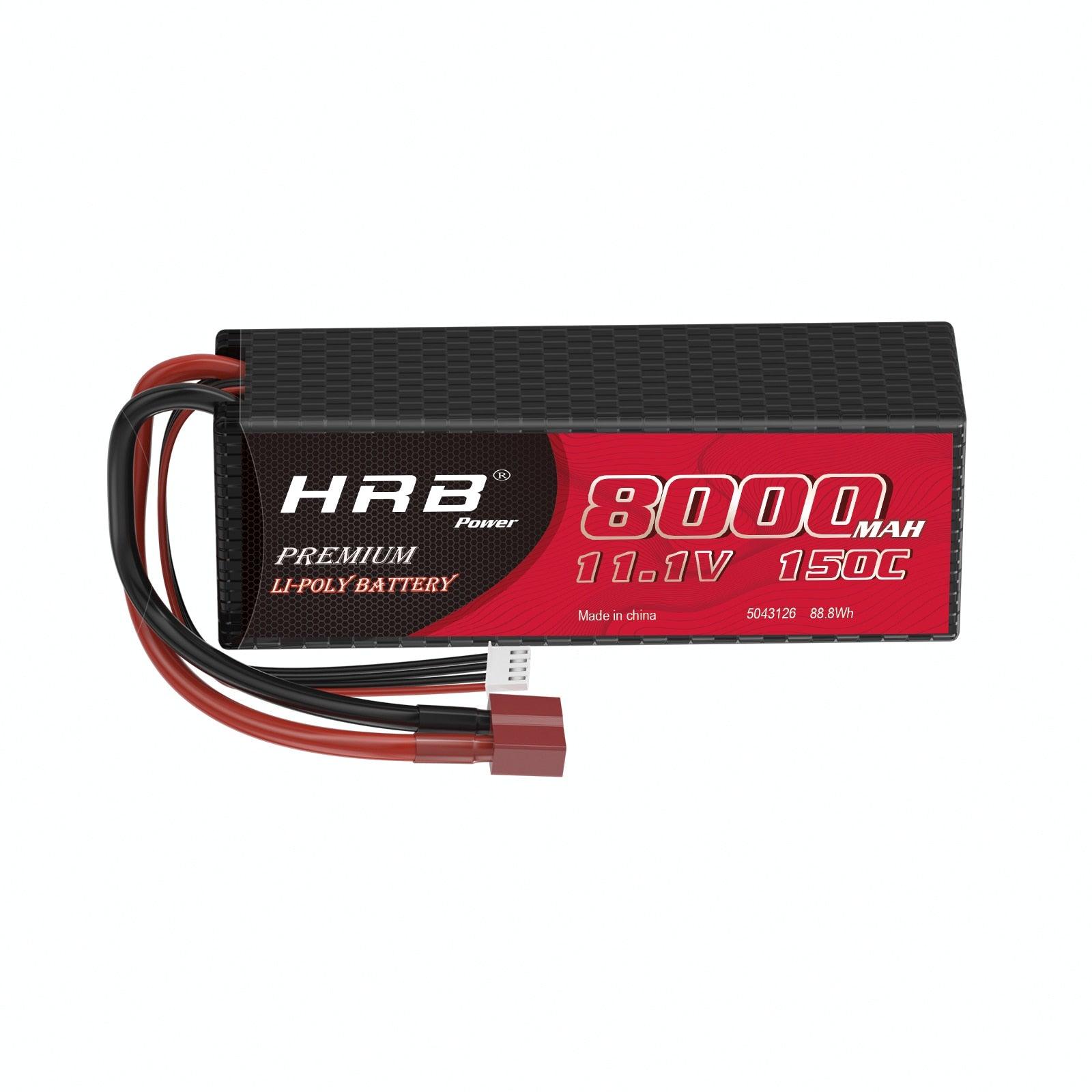 HRB 3S Lipo Battery 11.1V 8000mah - 150C Hard Case XT60 T EC2 EC3 EC5 XT90 XT30 for For RC Car Truck Monster Boat Drone RC Toy 1 HRB 3S Lipo Battery 11.1V 8000mah - 150C Hard Case XT60 T EC2 EC3 EC5 XT90 XT30 for For RC Car Truck Monster Boat Drone RC Toy