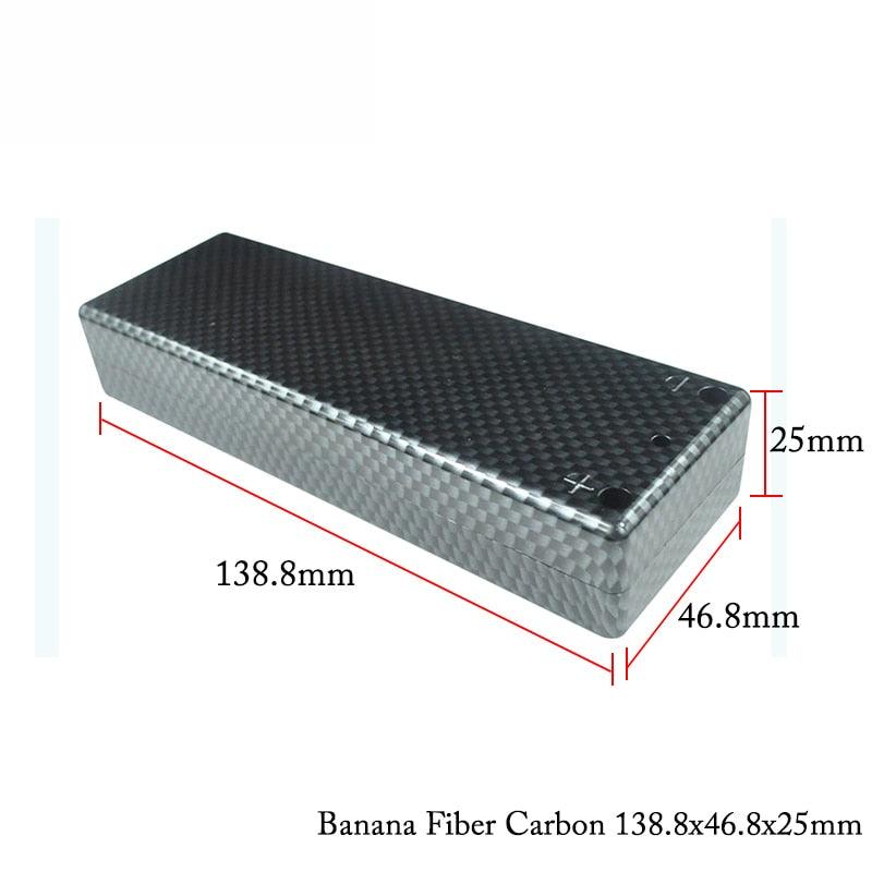 Carbon Fiber Hard Case Orange Black Sheath Banana Hardcase For Lipo Battery Accessories 1S 2S 3S 4S 5S 6S Protect Cover RC Parts — изображение 7
