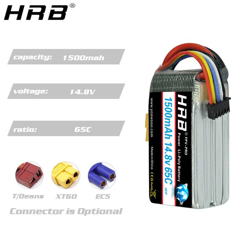 HRB 7.4V 1500mah 11.1V Lipo Battery - 65C 2S 3S T XT60 Deans RC Parts 14.8V 18.5V 22.2V 4S 5S 6S For FPV Drone Racing Airplane Car — изображение 5