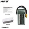 HRB 7.4V 1500mah 11.1V Lipo Battery - 65C 2S 3S T XT60 Deans RC Parts 14.8V 18.5V 22.2V 4S 5S 6S For FPV Drone Racing Airplane Car — изображение 3