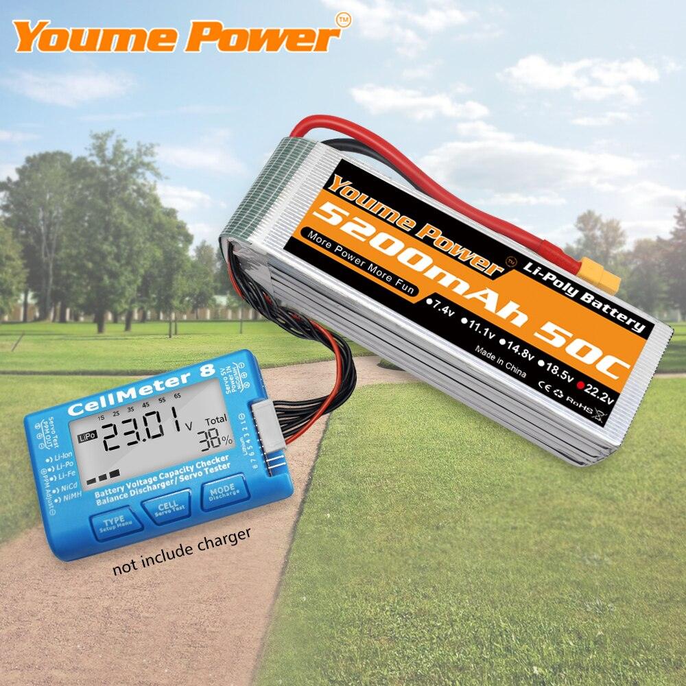 2PCS Youme 22.2V 6S Lipo Battery - 3300mah 4500mah 5200mah 6200mah 6500mah T Deans XT60 XT90 EC5 EC3 RC Parts 5 2PCS Youme 22.2V 6S Lipo Battery - 3300mah 4500mah 5200mah 6200mah 6500mah T Deans XT60 XT90 EC5 EC3 RC Parts - Bild 5