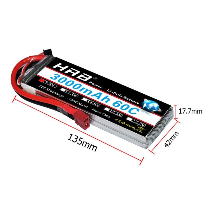 HRB Lipo 2S Battery 7.4V 3000mah - 60C for RC Car UAV Drone RC Truck RC Airplane RC 1/16 1/14 Car truck Drone frame 5 HRB Lipo 2S Battery 7.4V 3000mah - 60C for RC Car UAV Drone RC Truck RC Airplane RC 1/16 1/14 Car truck Drone frame - صورة HRB Lipo 2S Battery 7.4V 3000mah - 60C for RC Car UAV Drone RC Truck RC Airplane RC 1/16 1/14 Car truck Drone frame - صورة 5