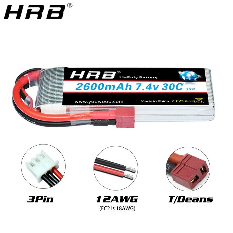 HRB 2S 7.4V 2600mah Lipo Battery - EC2 XT60 Deans EC3 RC Parts For Hubsan H501S Drone Quadcopter FPV Airplane Racing Car Truck 30C 13 HRB 2S 7.4V 2600mah Lipo Battery - EC2 XT60 Deans EC3 RC Parts For Hubsan H501S Drone Quadcopter FPV Airplane Racing Car Truck 30C — изображение 13