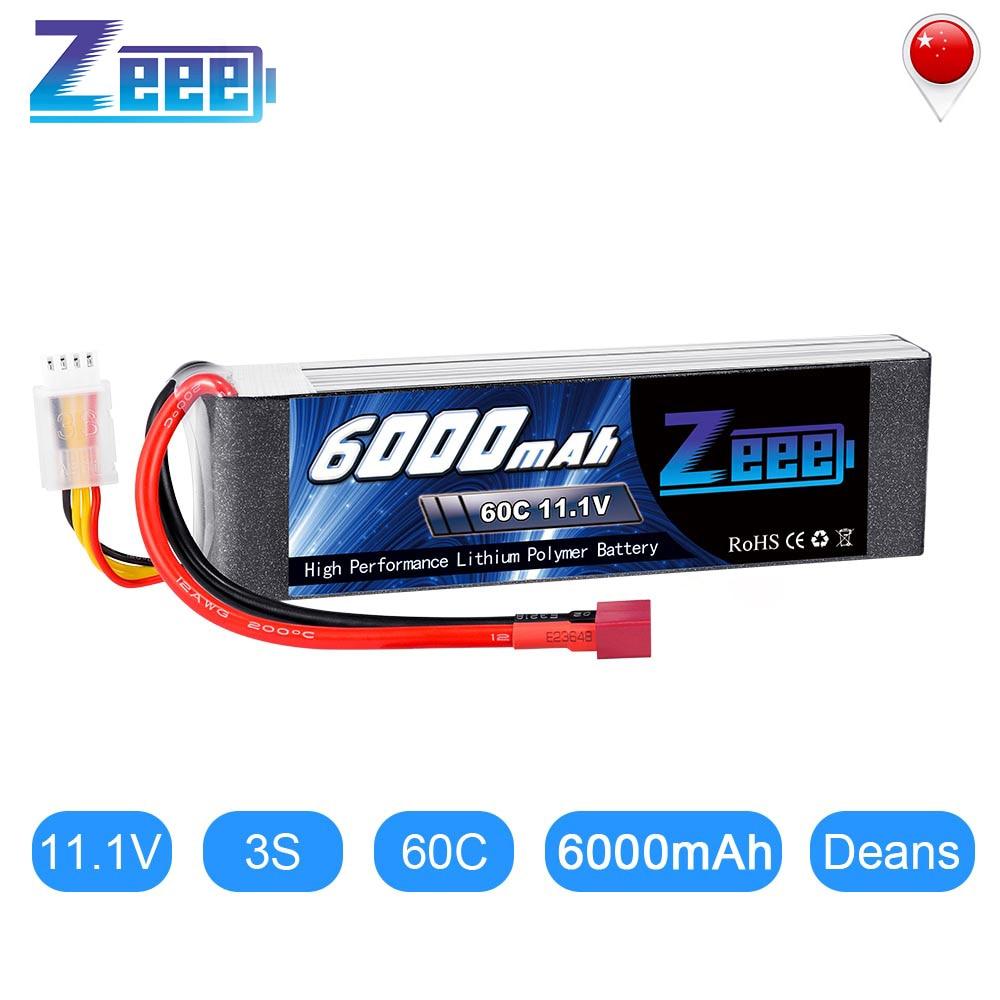 Zeee Lipo Battery 11.1V 6000mAh 60C 3S Lipo Battery Deans Plug 3S Lipo for FPV RC Car Helicopter Racing Hobby FVP Battery Parts 2 Zeee Lipo Battery 11.1V 6000mAh 60C 3S Lipo Battery Deans Plug 3S Lipo for FPV RC Car Helicopter Racing Hobby FVP Battery Parts — изображение 2