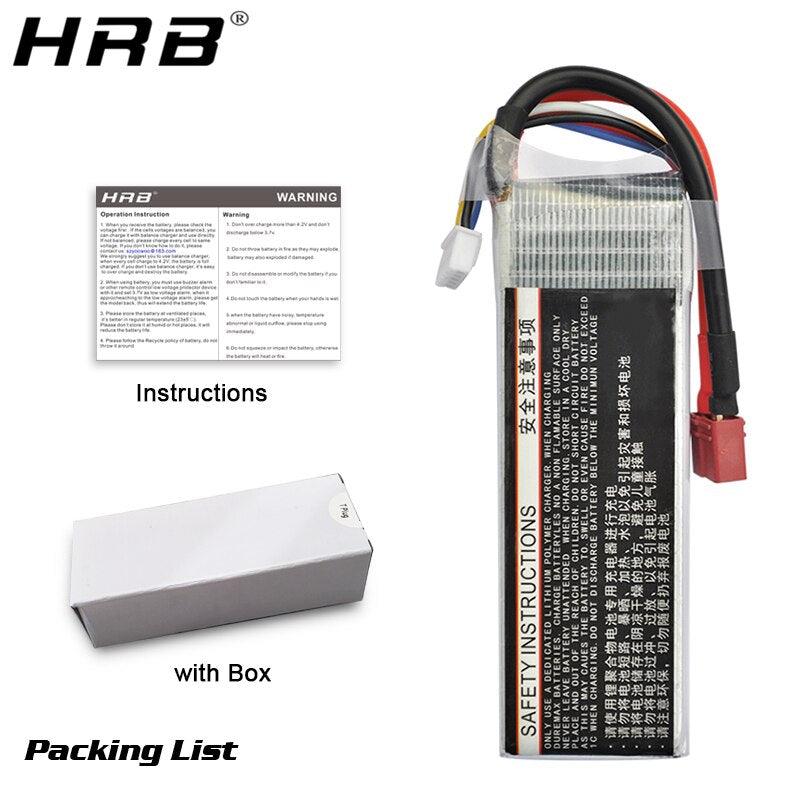 HRB 6S 22.2V Lipo Battery 1800mah - XT60 T Deans XT90 EC5 50C For MultiCopter FPV Racing Airplanes Buggy Car Boat RC Parts Hot — изображение 7