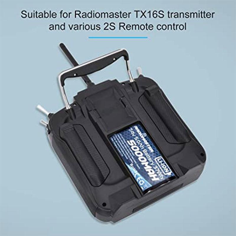 Original RadioMaster TX16S Battery - 2S 5000mAh Lipo Battery  Frsky Multi Protocol Open Source Remote Control FPV Racing Drone — изображение 6