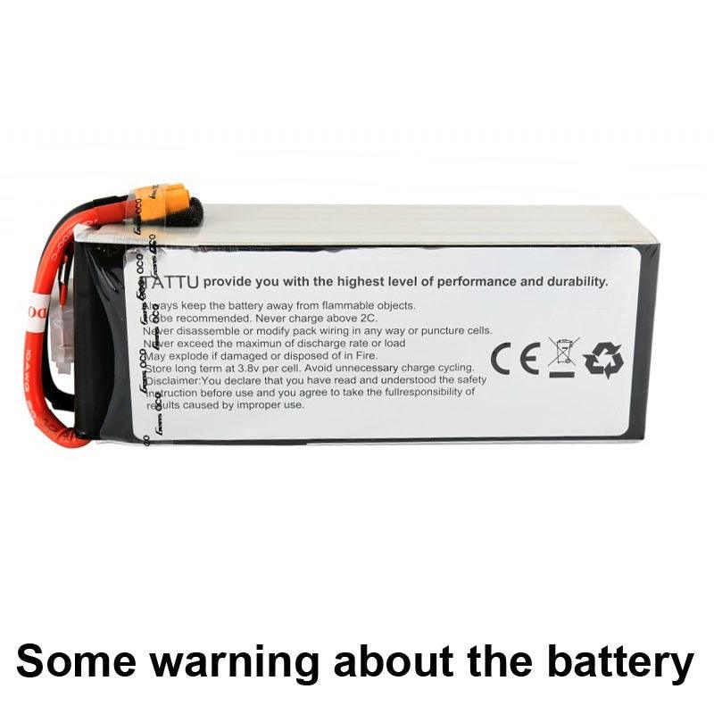 1pc Tattu Lipo Battery 2300mAh 3S 4S 11.1V 14.8V 45C XT60 Plug FPV Drone Power for FPV Frame RC Helicopter Plane Car — изображение 4