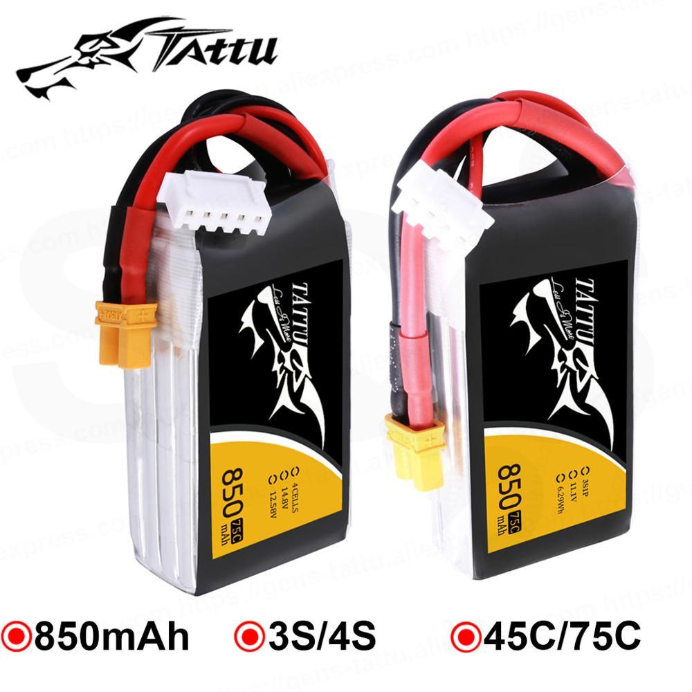Ace Tattu LiPo Rechargeable Battery 850mAh 75C 45C 3S 4S 1P for RC FPV Racing Drone Quadcopter 2 Ace Tattu LiPo Rechargeable Battery 850mAh 75C 45C 3S 4S 1P for RC FPV Racing Drone Quadcopter - Image 2