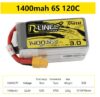 Tattu R-Line Version 3.0 V3 1300/1400/1550/1800/2000mAh 120C 4S 6S 4.2V Lipo Battery XT60 Plug FPV Racing Drone RC Quadcopter — изображение 11