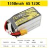 Tattu R-Line Version 3.0 V3 1300/1400/1550/1800/2000mAh 120C 4S 6S 4.2V Lipo Battery XT60 Plug FPV Racing Drone RC Quadcopter — изображение 5