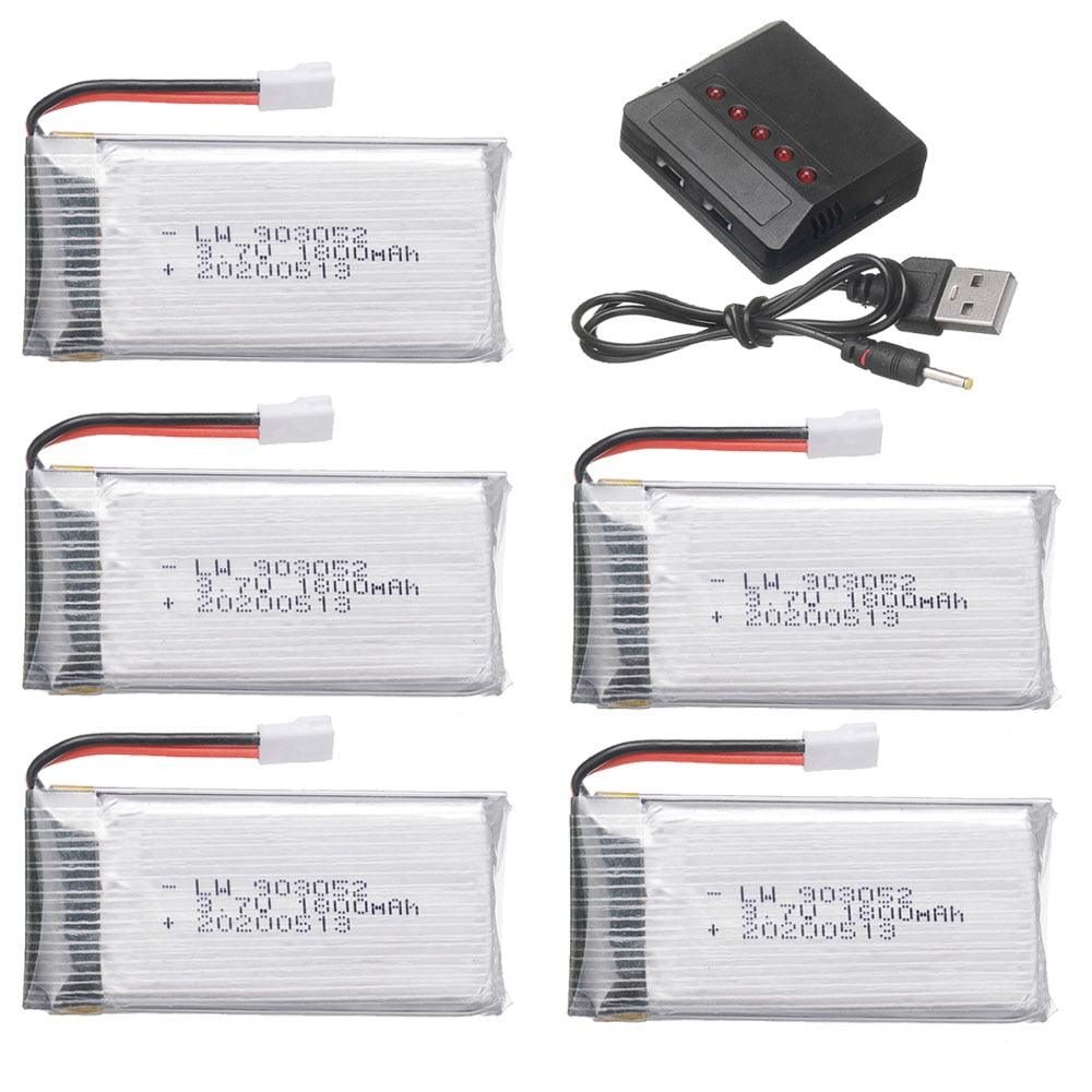 3.7V 1800mAh Lipo Battery For RC Drone KY601S SYMA X5 X5S X5C X5SC X5SH X5SW M18 H5P H11D H11C RC Quadcopter Helicopter Parts 5 3.7V 1800mAh Lipo Battery For RC Drone KY601S SYMA X5 X5S X5C X5SC X5SH X5SW M18 H5P H11D H11C RC Quadcopter Helicopter Parts - Image 5