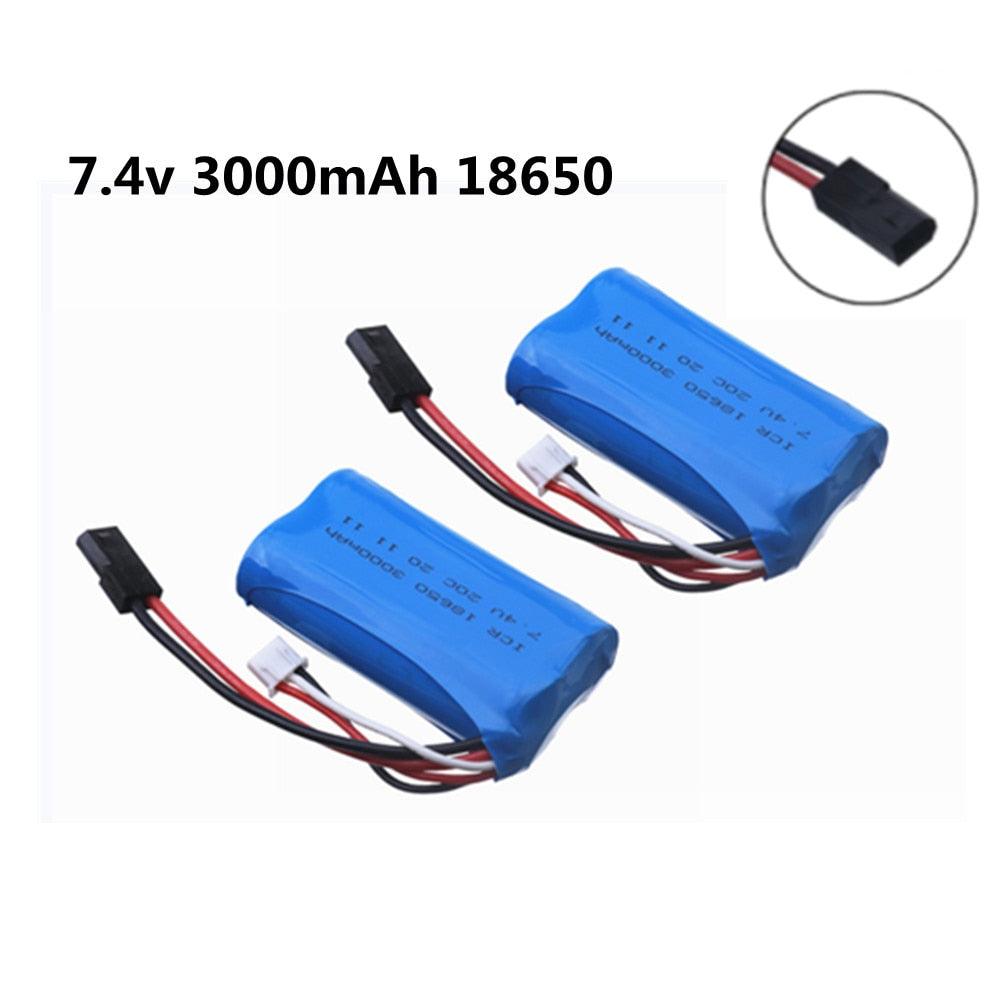 7.4V 3000mah lipo Battery 18650 For MJX T40 T40C F39 F49 T39 Syma 822 RC Helicopter Drone Part for BG1518 BG1513 BG1515 2 7.4V 3000mah lipo Battery 18650 For MJX T40 T40C F39 F49 T39 Syma 822 RC Helicopter Drone Part for BG1518 BG1513 BG1515 - Image 2