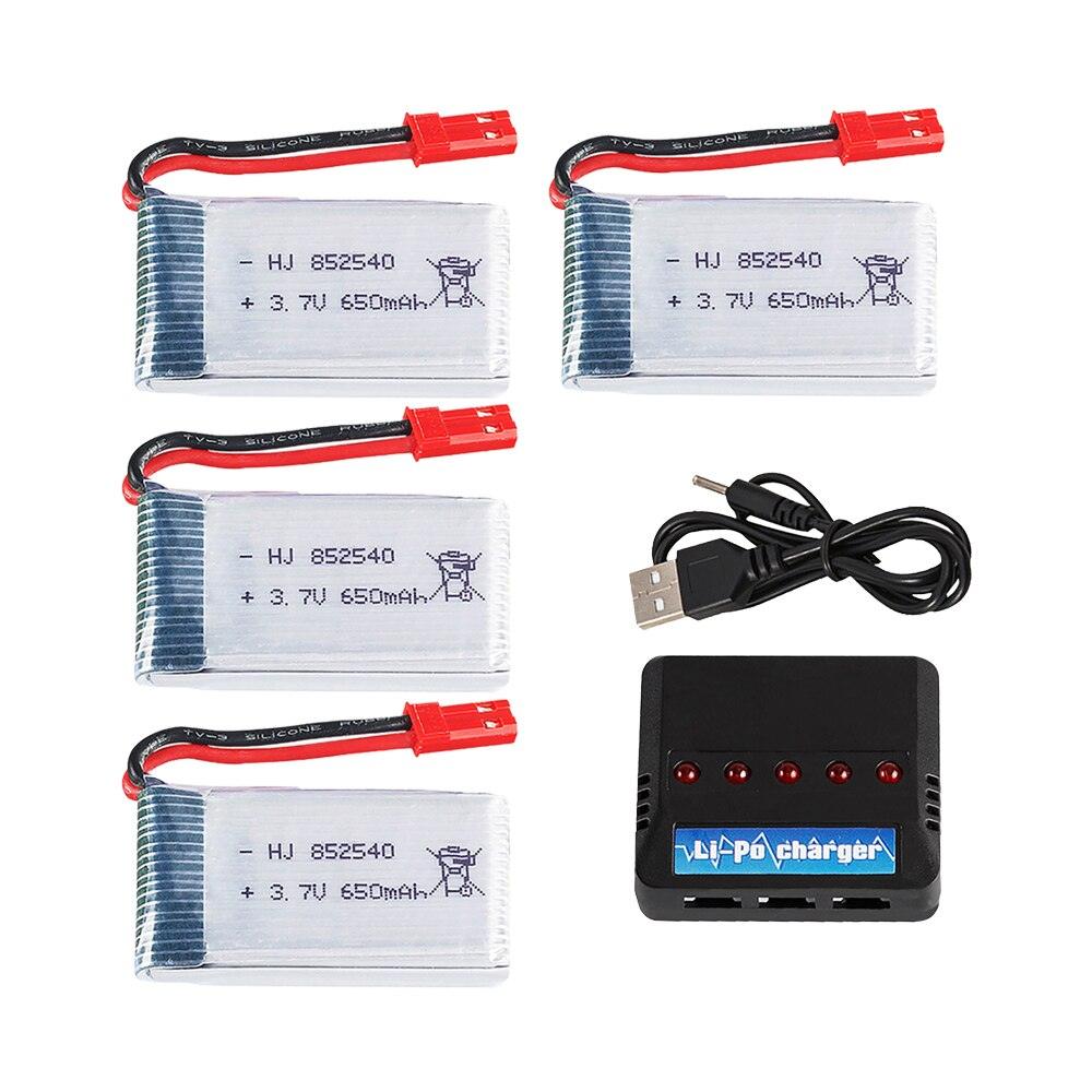 3.7 v 650mah Lipo Polymer Battery For Syma X5c X5c-1 X5 H5c RC Quadrotor Spare Parts Rechargeable Battery Drone Battery 2-6pcs 1 3.7 v 650mah Lipo Polymer Battery For Syma X5c X5c-1 X5 H5c RC Quadrotor Spare Parts Rechargeable Battery Drone Battery 2-6pcs