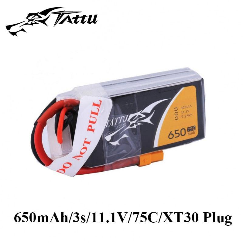 Ace Tattu Lipo Battery 650mAh 11.1v 14.8v 3s 4s 75C RC Battery with XT30 Plug Batteries for 150 Size FPV Drone Frame 3 Ace Tattu Lipo Battery 650mAh 11.1v 14.8v 3s 4s 75C RC Battery with XT30 Plug Batteries for 150 Size FPV Drone Frame - Bild 3