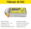 Gens Ace Tattu R-Line 1.0 2.0 LiPo Rechargeable Battery 550/650/750/850/1050/1300/1550/1800mah 95C 3S 4S 6S for RC FPV Racing - Image 15