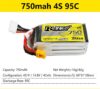Gens Ace Tattu R-Line 1.0 2.0 LiPo Rechargeable Battery 550/650/750/850/1050/1300/1550/1800mah 95C 3S 4S 6S for RC FPV Racing - Image 8