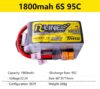 Gens Ace Tattu R-Line 1.0 2.0 LiPo Rechargeable Battery 550/650/750/850/1050/1300/1550/1800mah 95C 3S 4S 6S for RC FPV Racing - Image 5