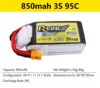 Gens Ace Tattu R-Line 1.0 2.0 LiPo Rechargeable Battery 550/650/750/850/1050/1300/1550/1800mah 95C 3S 4S 6S for RC FPV Racing - Image 4