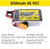 Gens Ace Tattu R-Line 1.0 2.0 LiPo Rechargeable Battery 550/650/750/850/1050/1300/1550/1800mah 95C 3S 4S 6S for RC FPV Racing - Image 3